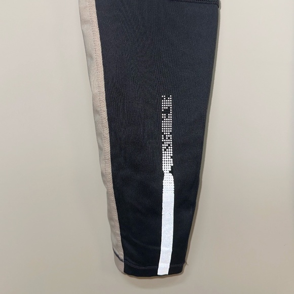 Women's High-Waisted Leggings - US S - Grey - Cream - H&M - Picture 7 of 8